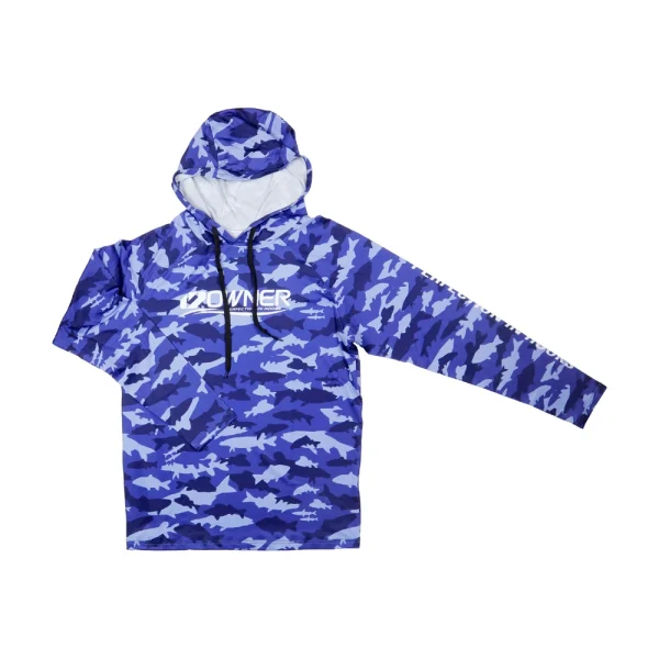 39.44.99.106_OWNER blue OWNER CULTIVA - Αντιηλιακό Μπλουζάκι UV 50+ Με Κουκούλα