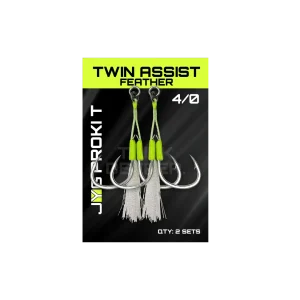TwinAssistFeather4_0 JYG PRO - TWIN ASSIST 4/0 FEATHER