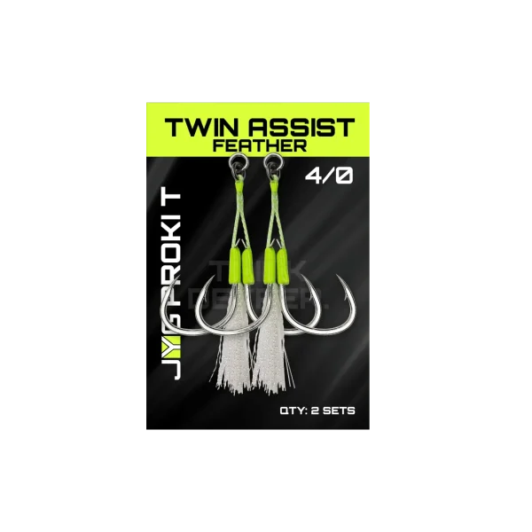 JYG PRO - TWIN ASSIST 4/0 FEATHER