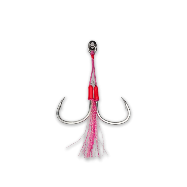 JYG PRO - TWIN ASSIST 4/0 PINK FEATHER